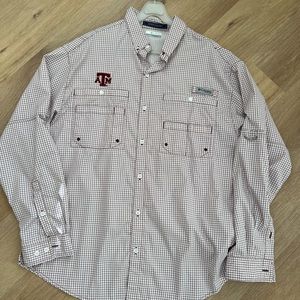 Columbia Men’s Large Texas A&M button down